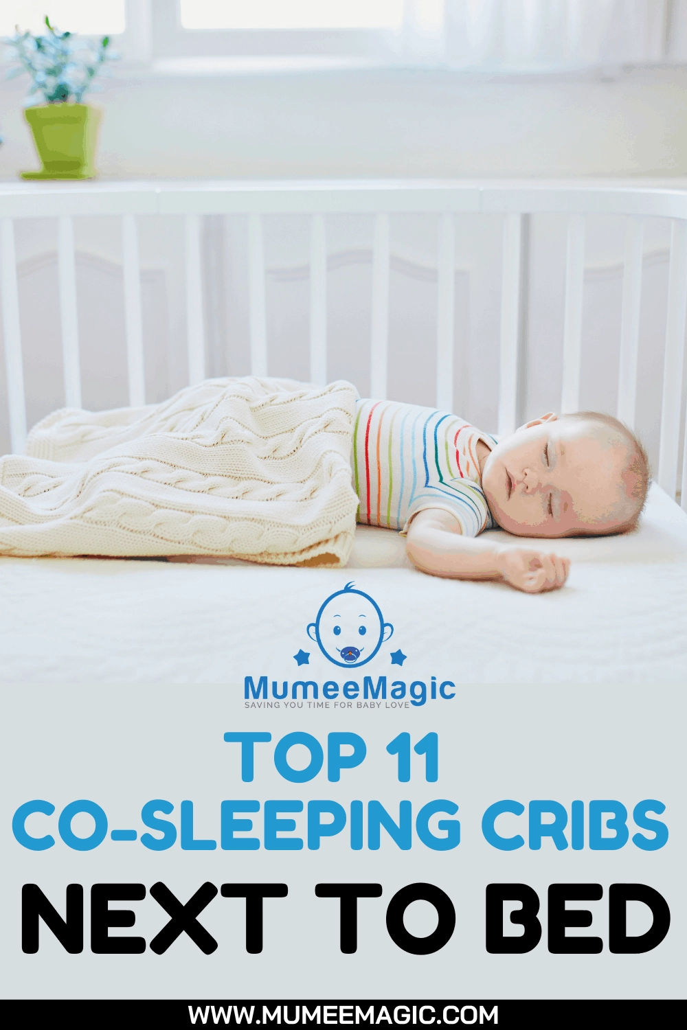 co-sleeping cribs next to bed